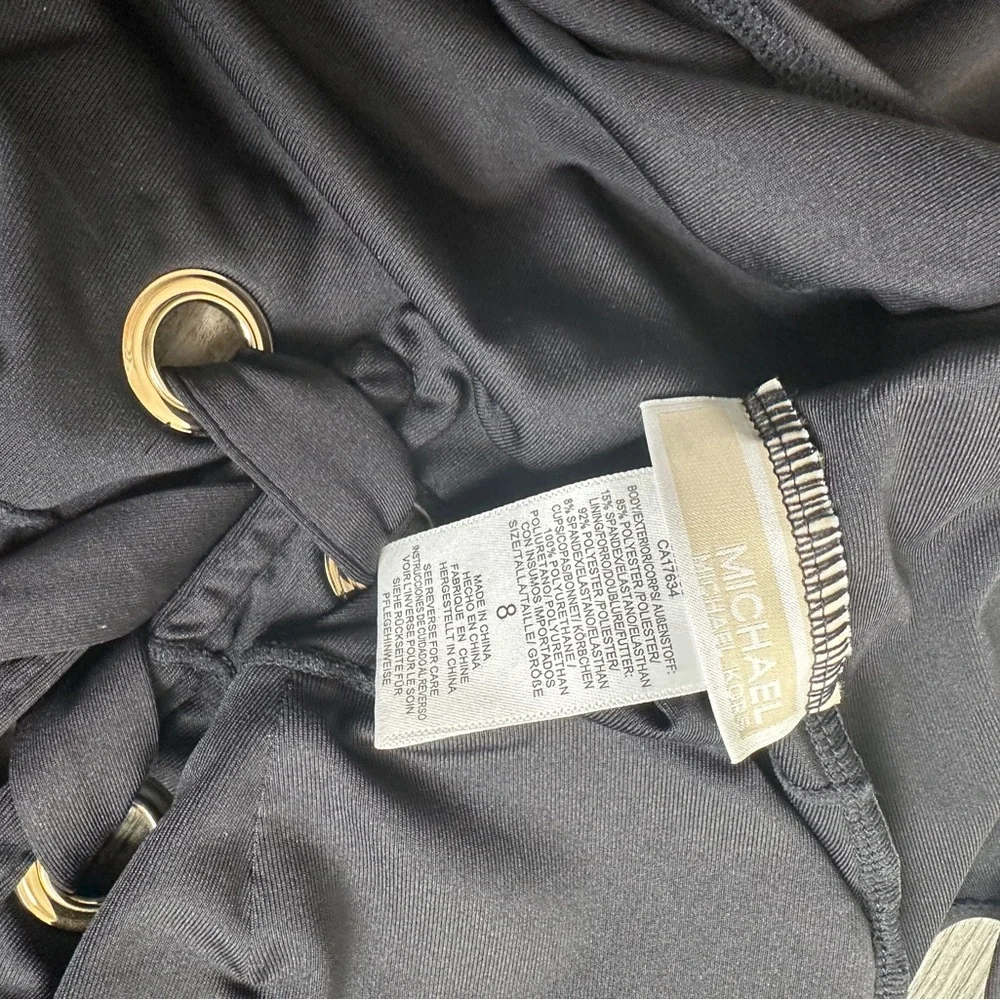 MICHAEL Michael Kors Black and Gold Detail Accessory - Picture 8 of 11